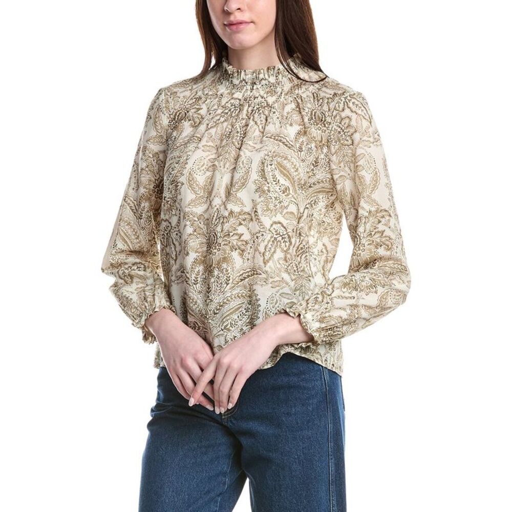 J.Mclaughlin Womens Antonia Blouse, Multicolor